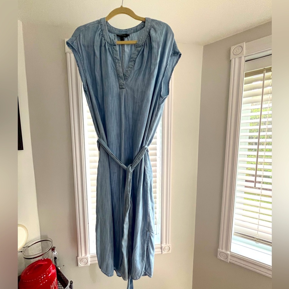 Sleeveless Denim Dress